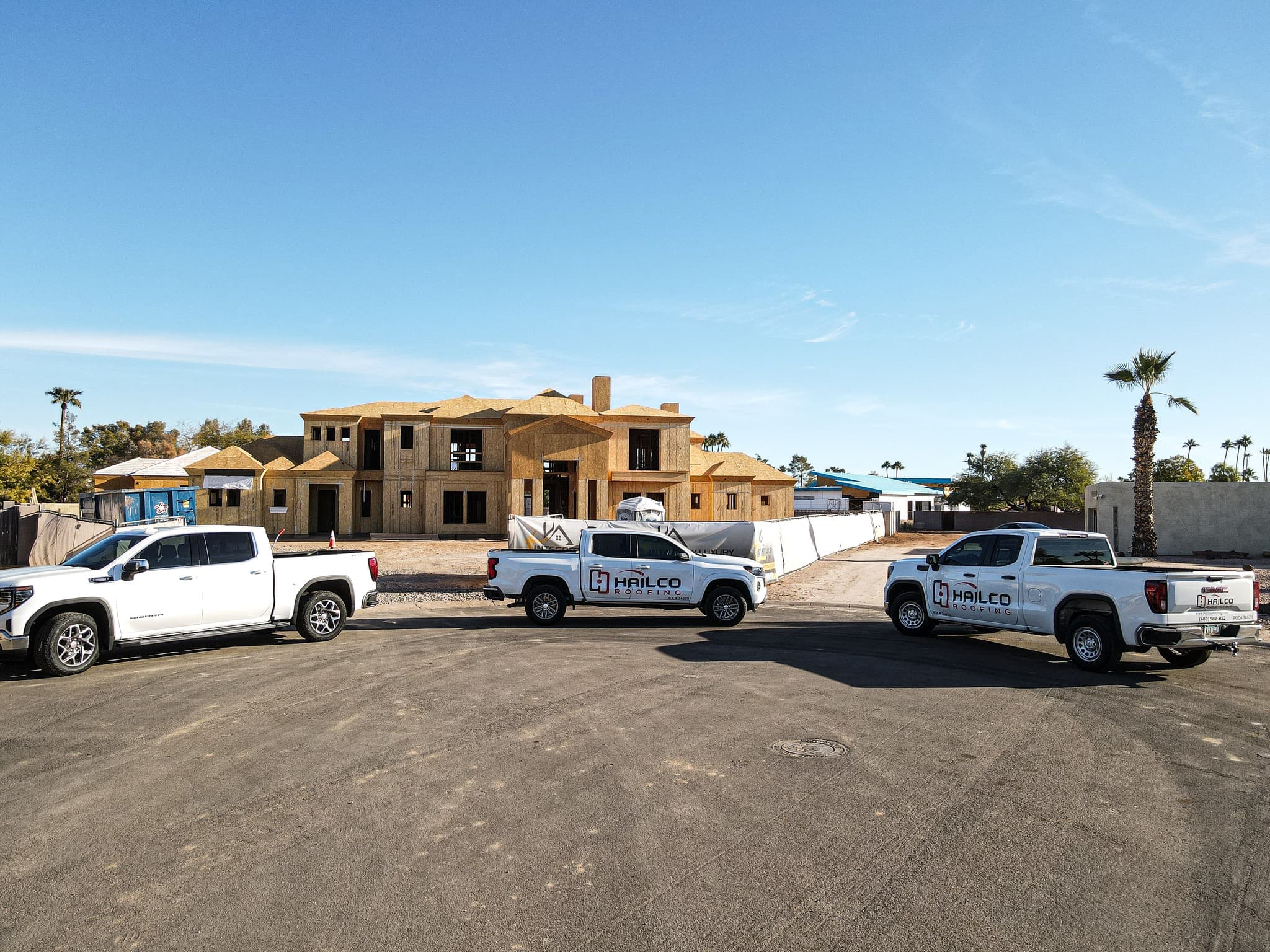 HailCo Roofing architectural shingle installation on a Phoenix Valley home
